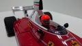 Exoto 1/18 scale model - Ferrari 312 T4 driven by Niki Lauda F1 world champion Royalty Free Stock Photo
