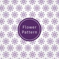 Expandable Seamless Flower Pattern Background and Texture