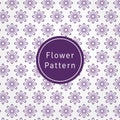 Expandable Seamless Flower Pattern Background and Texture