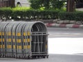 Expandable traffic barrier