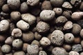 Stones Texture For Gardening Expanded Clay Aggregate Royalty Free Stock Photo