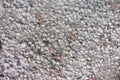 Expanded clay texture in concrete Royalty Free Stock Photo