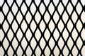 Expanded metal mesh panel pattern as background