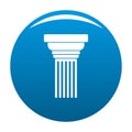 Expanding column icon blue