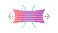 Expanding Grid Data Network Abstract Pattern, vector design Generative AI Royalty Free Stock Photo