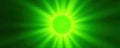 Expanding lime green circular burst, smooth gradient , wave, pattern
