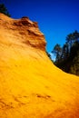 Expanse of sand in the ocher quarry