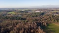 Expansive Aerial View of Mixed Land Use Royalty Free Stock Photo