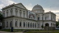 Expansive building with numerous windows of the National Museum in Singapore