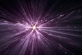 Expansive cosmic explosion outer space digital art sci-fi abstract light speed concept Royalty Free Stock Photo