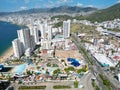 Aerial Horizontal View of Cici Water Park in Acapulco Post-Hurricane Otis