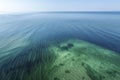 Expansive Sea View with Underwater Sand Patterns