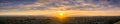 Expansive sunset panorama comprising the cities of east San Francisco bay Royalty Free Stock Photo