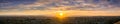 Expansive sunset panorama comprising the cities of east San Francisco bay, Fremont, Hayward and Union City, California Royalty Free Stock Photo