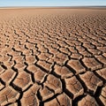 Arid environments subjected to extreme temperatures and lack of water Royalty Free Stock Photo