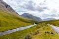 Expansive View of Glencoe Valley Under Blue Skies