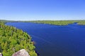 Expansive View From a Lake Shore Cliff