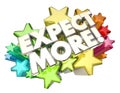 Expect More High Ambition Expectations Stars Royalty Free Stock Photo