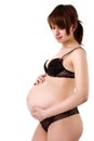 Expectant mother 40 weeks Royalty Free Stock Photo