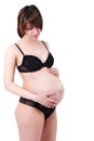 Expectant mother 40th weeks Royalty Free Stock Photo
