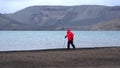 Expedition cruise ship passenger in Antarctica