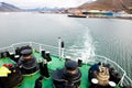 Expedition Ship on Longyearbyen Coast - Svalbard
