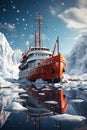 Expeditions in the Antarctic, Big cruise ship