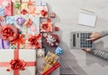 Expensive Christmas gifts Royalty Free Stock Photo