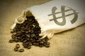 Expensive coffee beans Royalty Free Stock Photo
