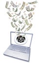 Expensive Computer Technology Money Drain Royalty Free Stock Photo