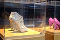 Expensive Highheeled Shoes in Shopping Window