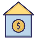 expensive home, home Isolated Vector Icon which can be easily edit or modified.