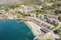 Expensive hotel complex Huma Kotor Bay with a private beach on the seashore. Dobrota, Montenegro