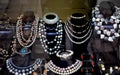 expensive jewellery  on a display for sale Royalty Free Stock Photo