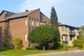 Expensive modern townhouses with huge windows Royalty Free Stock Photo