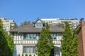 Expensive old house with huge windows Royalty Free Stock Photo