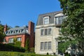 Expensive old house with huge windows Royalty Free Stock Photo