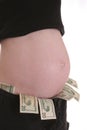 Expensive Pregnancy 1 Royalty Free Stock Photo