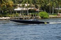 Speed boat on the Florida waterways
