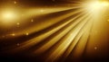 Expensive trendy luxury background, golden flash. AI render.