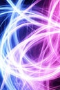 Experience an abstract background that fuses troninspired aesthetics with cosmic elements and vibrant lasers Royalty Free Stock Photo