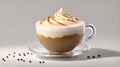 AI-Generated Kinako Latte: Japanese Fusion of Latte Elegance with Roasted Soybean Powder