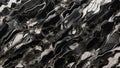 Silver Threads: Black Forest Marble\'s Dramatic Texture. AI Generate