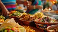 Experience authentic mexican cuisine and lively atmosphere at a vibrant food festival
