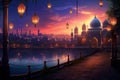 Experience the Beauty and Spirit of Ramadan: A Stunning Illustration