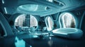 Experience Bionic Luxury with Award-Winning Teal Blue Interior Desig