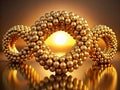 Golden Infinity Symbol A 3D Render of Endless Possibilities and Creative Concepts Perfect for Branding Design and Royalty Free Stock Photo
