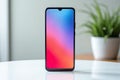 Stunning Gradient Smartphone Display A Review of the Latest Mobile Tech Featuring Vibrant Colors and a Captivating