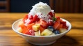 Cholado: Refreshing Colombian Fruit Salad with Shaved Ice and Syrups