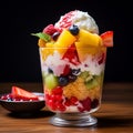 Cholado: Refreshing Colombian Fruit Salad with Shaved Ice and Syrups